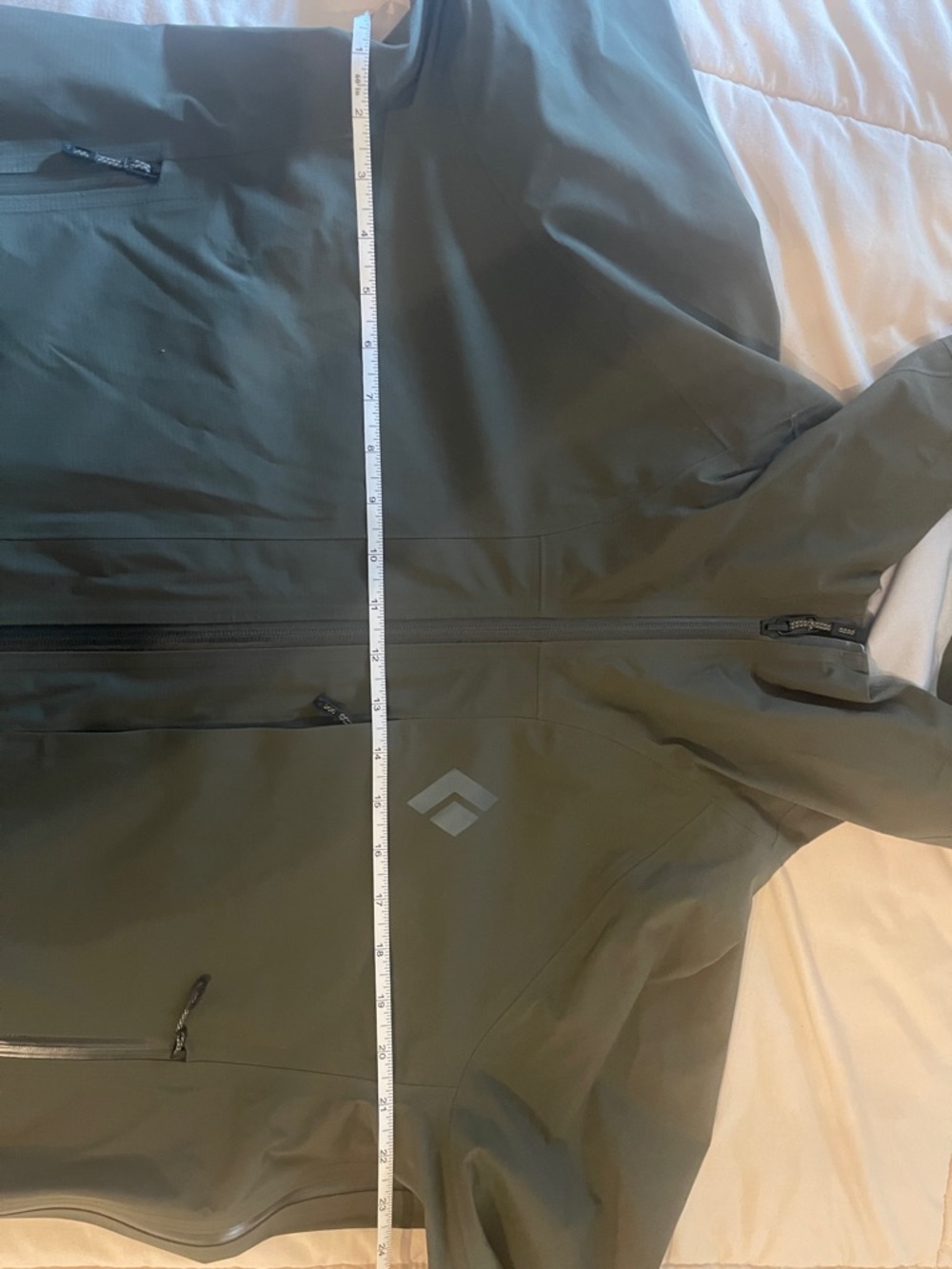 Black Diamond Highline Stretch 3L Hooded Waterproof Shell Jacket - Picture 9 of 10